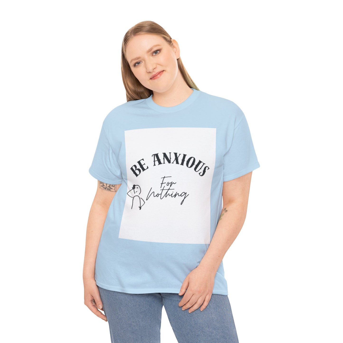 Be Anxious For Nothing Tee — Inspirational Christian Faith T-Shirt