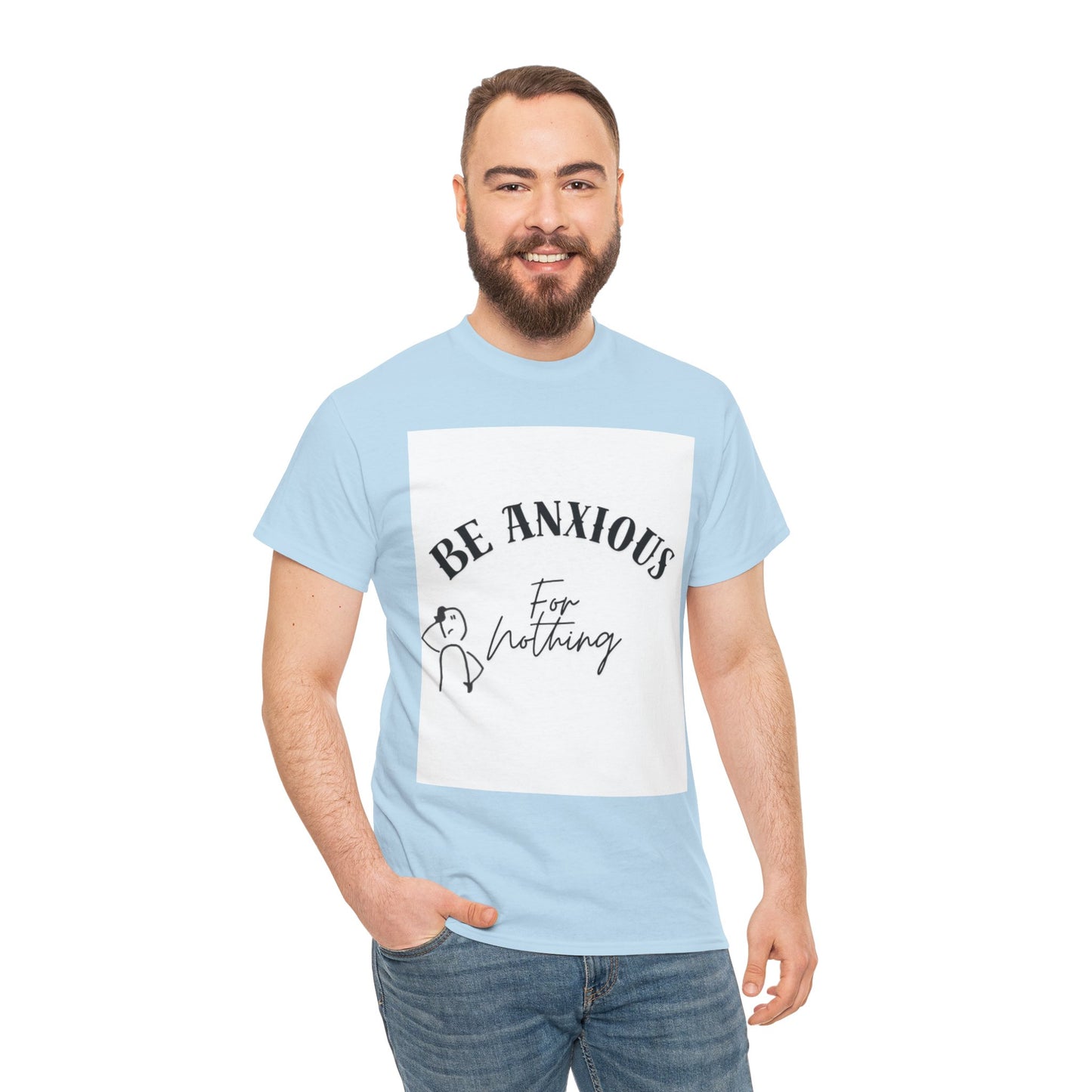 Be Anxious For Nothing Tee — Inspirational Christian Faith T-Shirt