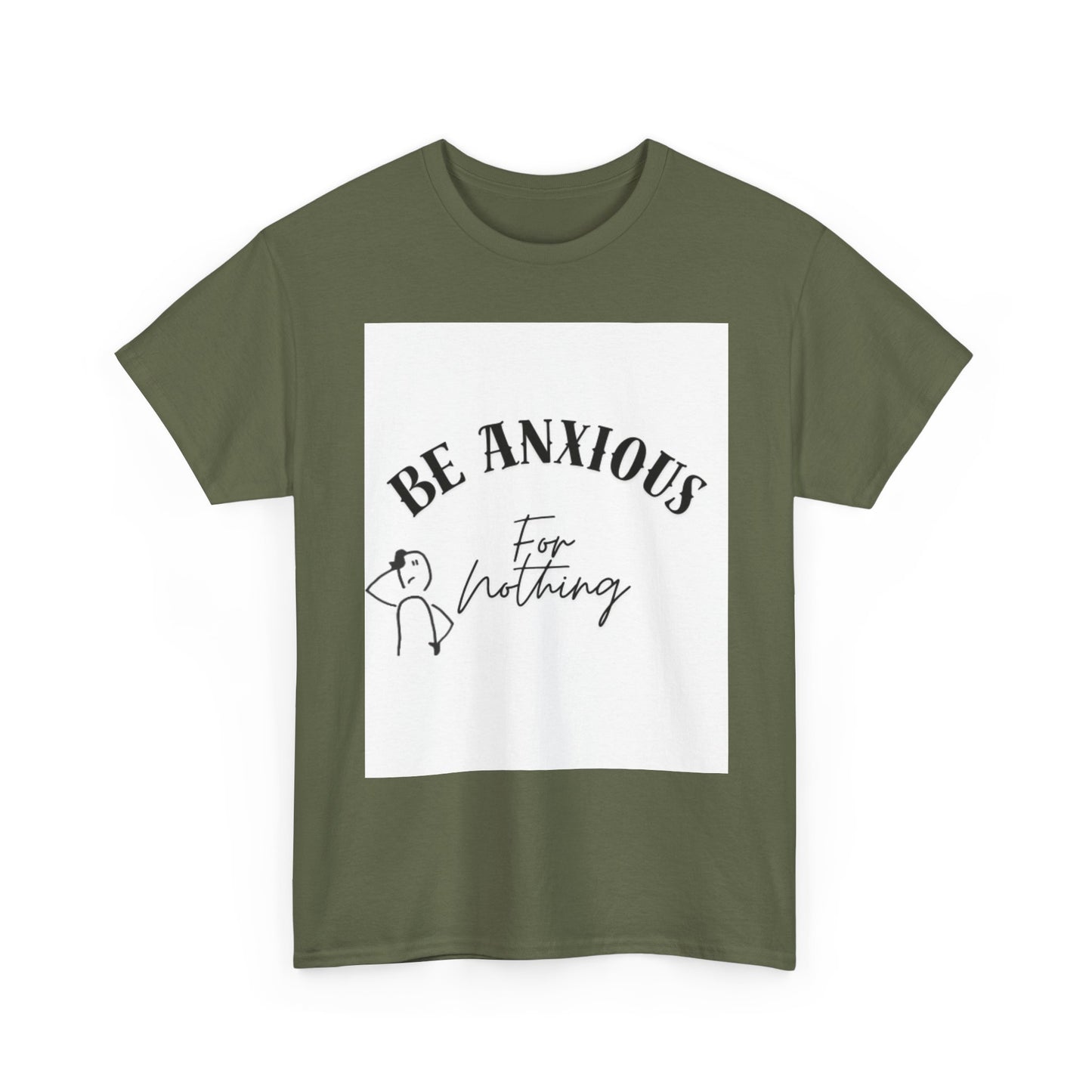 Be Anxious For Nothing Tee — Inspirational Christian Faith T-Shirt