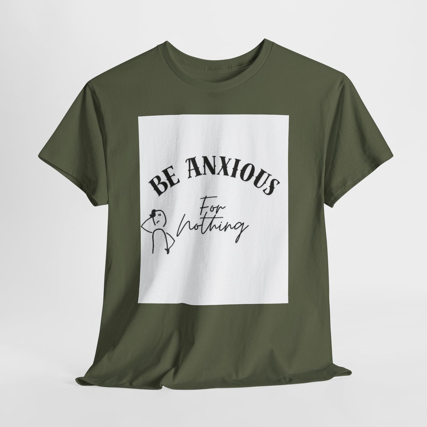 Be Anxious For Nothing Tee — Inspirational Christian Faith T-Shirt