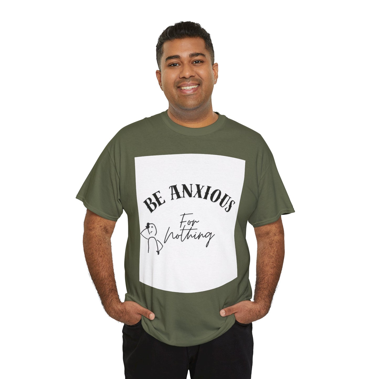 Be Anxious For Nothing Tee — Inspirational Christian Faith T-Shirt