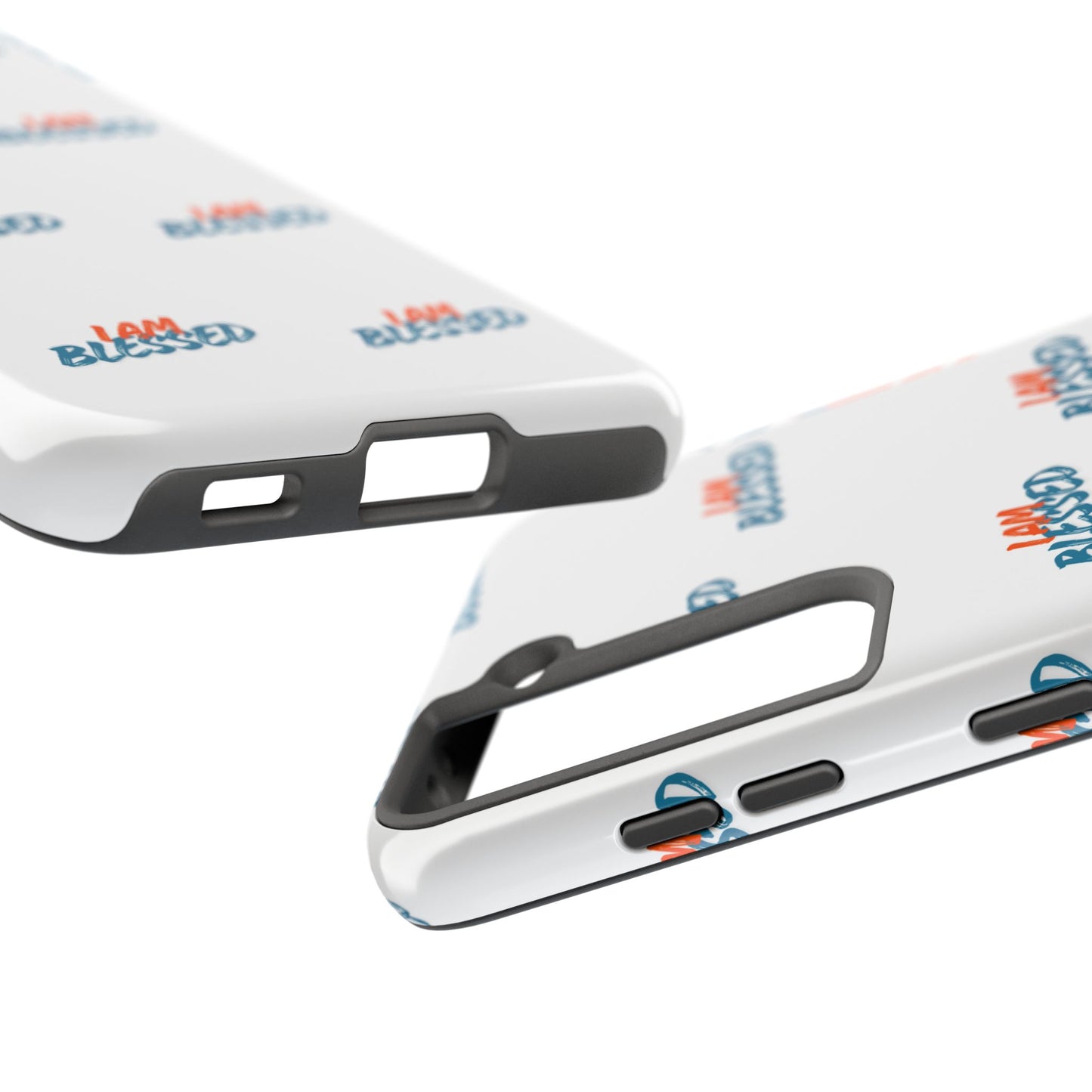 I Am Blessed Tough iPhone Case — Motivational Protective Phone Cover, Religious