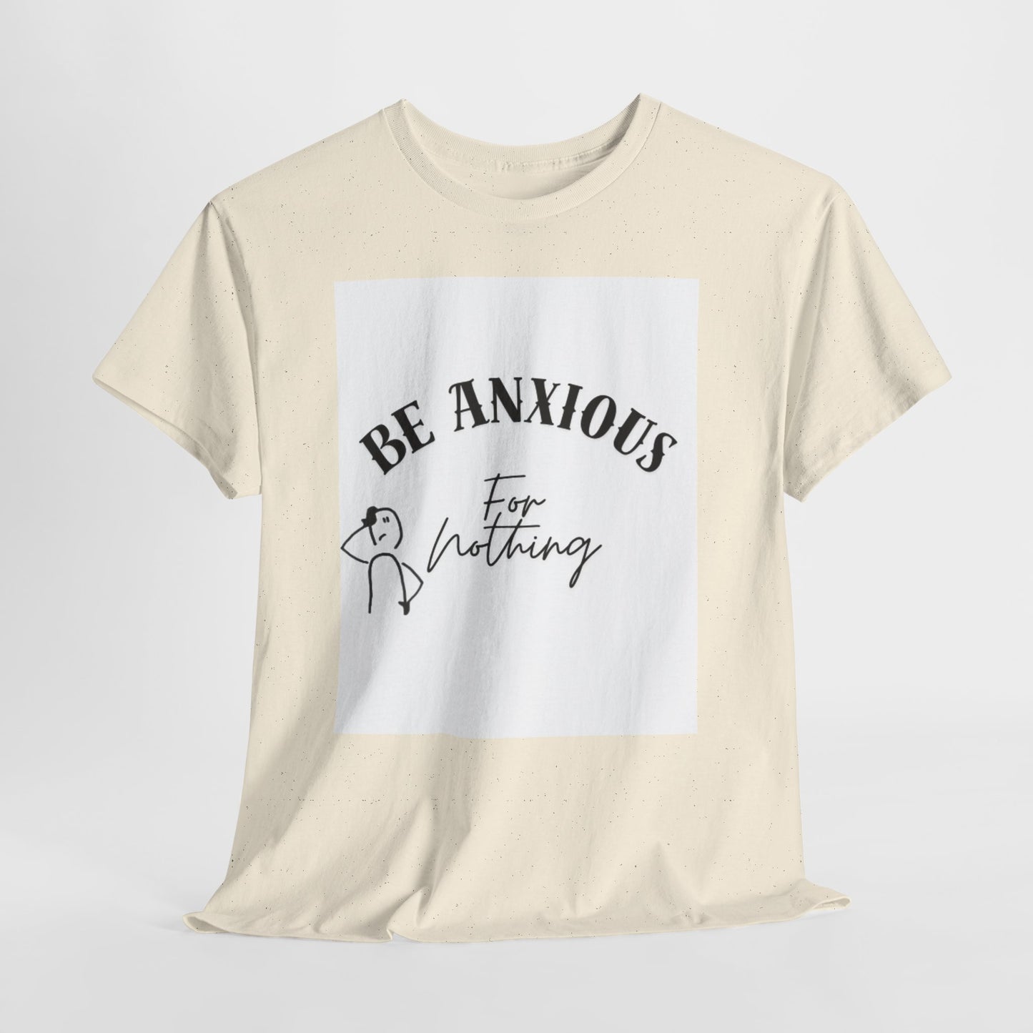 Be Anxious For Nothing Tee — Inspirational Christian Faith T-Shirt
