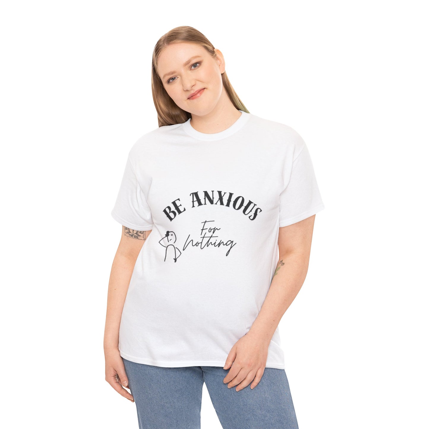 Be Anxious For Nothing Tee — Inspirational Christian Faith T-Shirt
