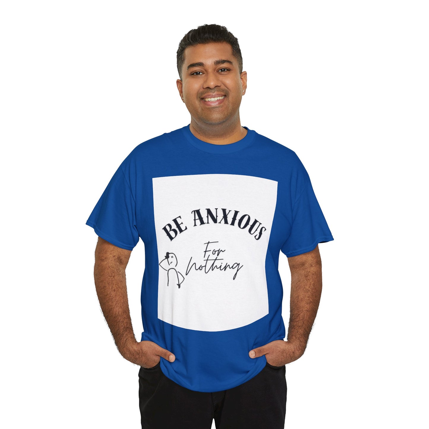 Be Anxious For Nothing Tee — Inspirational Christian Faith T-Shirt