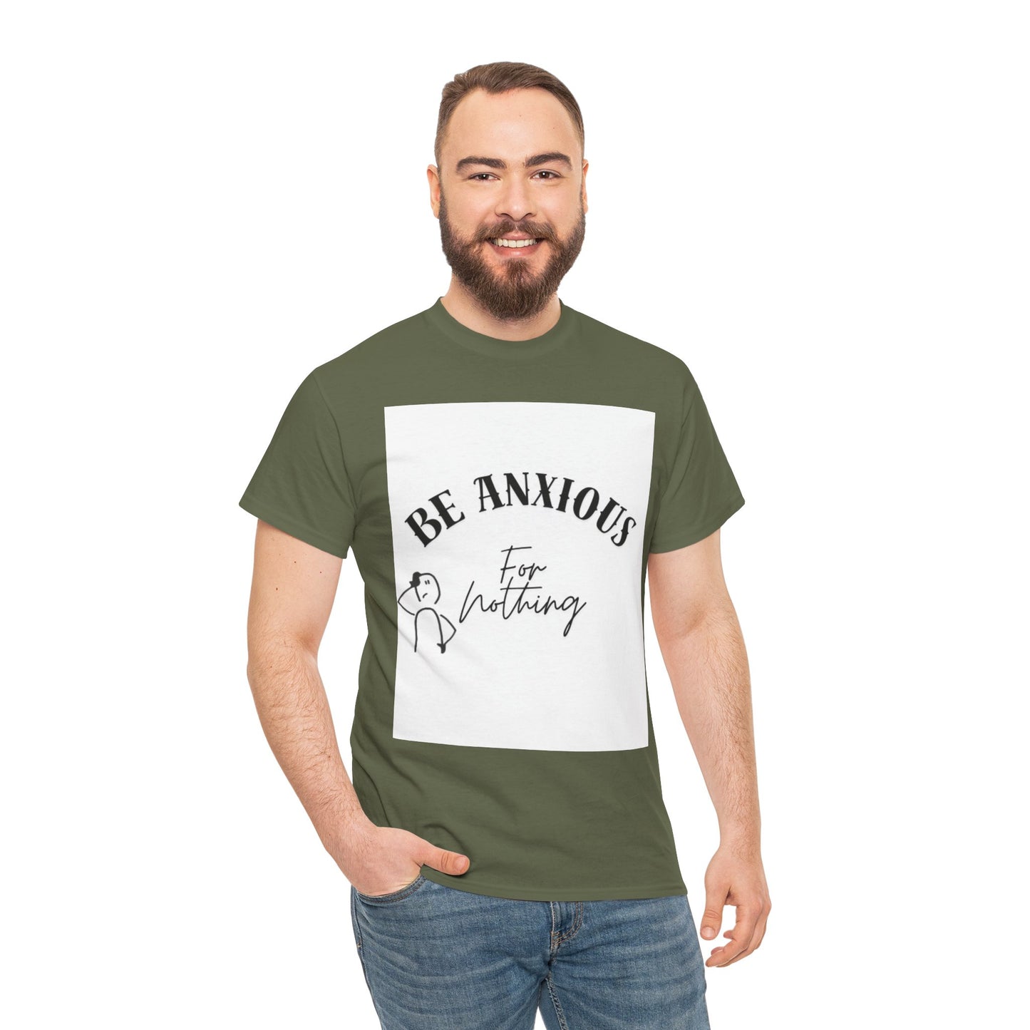 Be Anxious For Nothing Tee — Inspirational Christian Faith T-Shirt