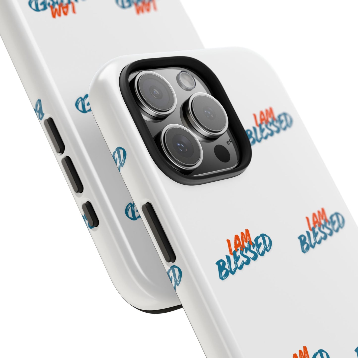 I Am Blessed Tough iPhone Case — Motivational Protective Phone Cover, Religious