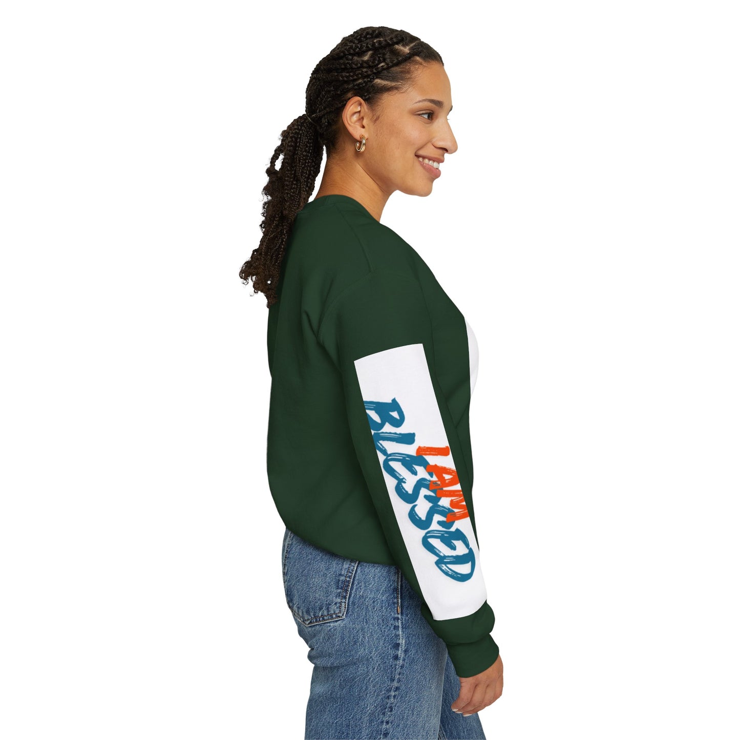 I Am Blessed Crewneck Sweatshirt — Spiritual Religious Blessing Pullover