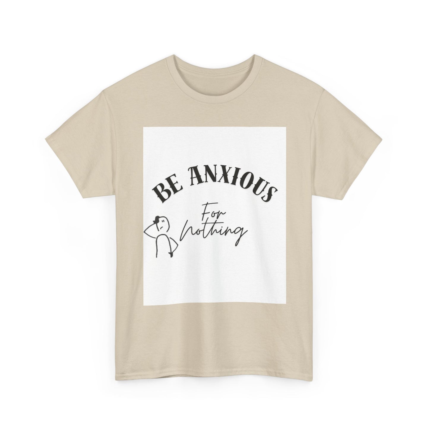 Be Anxious For Nothing Tee — Inspirational Christian Faith T-Shirt