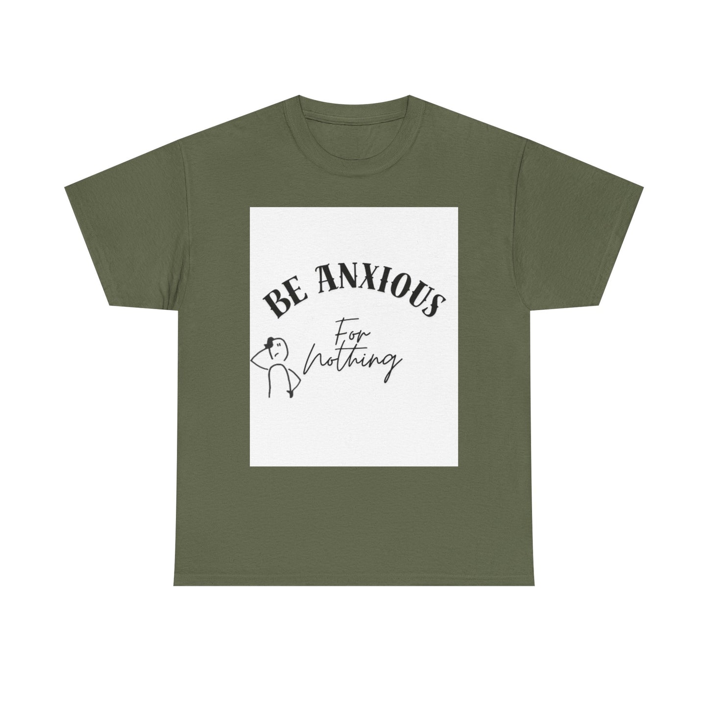 Be Anxious For Nothing Tee — Inspirational Christian Faith T-Shirt