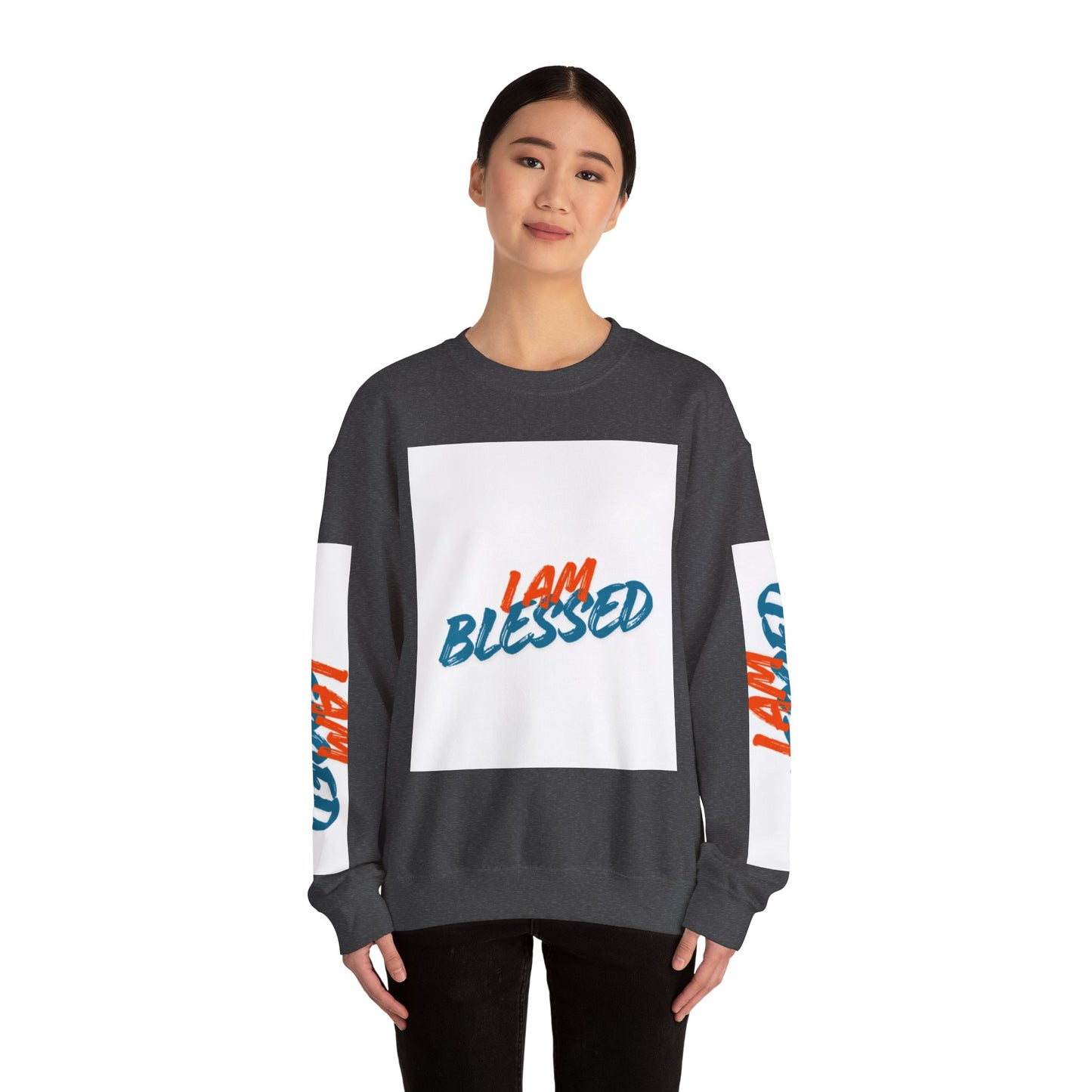 I Am Blessed Crewneck Sweatshirt — Spiritual Religious Blessing Pullover